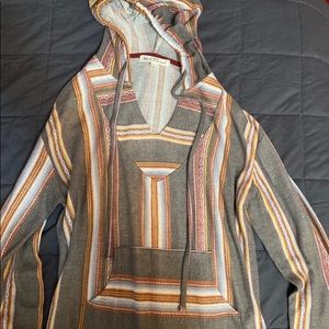 Multi-colored, light weight hoodie